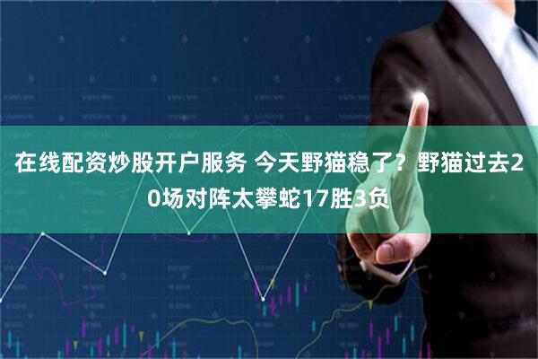 在线配资炒股开户服务 今天野猫稳了？野猫过去20场对阵太攀蛇17胜3负